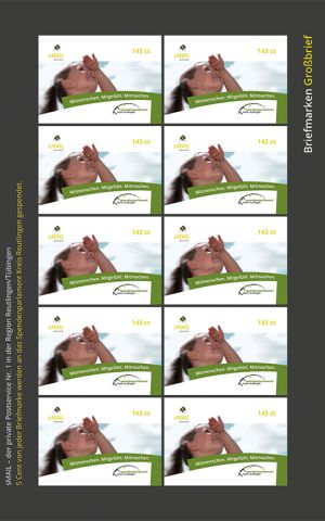 sMail Sonderbriefmarken 2017 (Set 3: 143 ct) eine Kind das in Himmel schaut