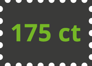 Icon Digitale Briefmarke für Grossbrief Wert 175 ct