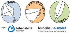 Baff, kaffehäusle, Feder. Lebenshilfe Reutlingen und Bruderhaus Diakonie